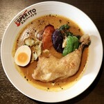 札幌スープカレー専門店 エスパーイトウ - エスパー揚げレッグ