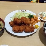 Tontei Ito - カキフライ定食1100円（税込）