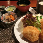 Makinokitei - 蟹クリームコロッケ定食