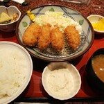 Naniwa Robata Hakka Yokohamaporutaten - 「カキフライ定食」