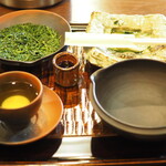 Yamadaya Manju Charaku Dogo Onsen Ten - 玉露　ーしずく茶ー　山田屋まんじゅう2