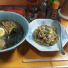 中華そば江戸一 - ラーメン半チャーハン(1000円)