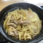 Tokyo Eki Shokudo - 鍋焼き肉うどん