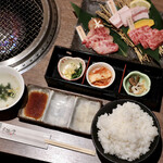 Kutsurogi no Private rooms Yakiniku Wagyu no Sato Oobu Ten - ミックスカルビランチ