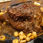 Steak no Kuishinbo Honatsugi Satsukidori Ten - 2021年1月　メガステーキ400ｇ　1740円