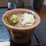 Teuchi Soba Dokoro Morishita - 薬味