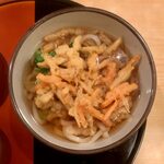 手打うどん 立山 - ごぼう天うどん ¥800