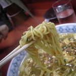 華園 - 麻婆ラーメン　リフトアップ♪　ちょっとイメージと違いました。。＾＾