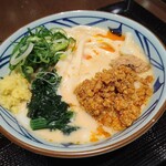 Marugame Seimen Thinkpark Ten - 辛辛坦々うどん 690円(税込)