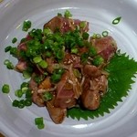 Foods Bar - 2012.8.31炙りレバ刺し