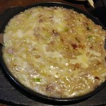 おやじのげんこつ - 長いもチーズのもんじゃ焼き