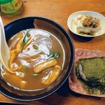 Kadoya - 令和2年6月 あげカレー 税込600円 ランチタイム おにぎり＋豆腐無料