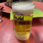 中華料理 万楽 - 生ビール　530円