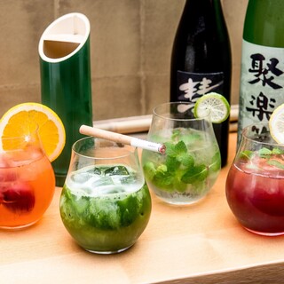 女性にもおすすめのオリジナル『日本酒カクテル』