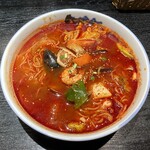 いもや - 韓国ちゃんぽん定食（ラーメン）900円。