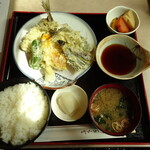 Mine no Sato - あじ天ぷら定食