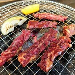 Sumibi Yakiniku Gonchan - 令和3年4月 ランチタイム
                        ハラミセット肉大盛り(100g) 900円