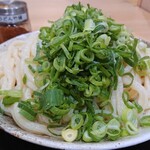 武蔵野うどん - 無料ネギトッピングの悪い例