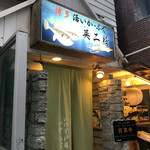 活いか ふぐ 英二楼 - 店前