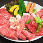 文八 - 和牛中皿盛（約お2人用）お肉400g