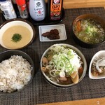 Oshokuji Dokoro Shinobu - もつ煮込みランチ(2020/10撮影)