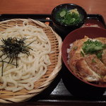 Teuchi Udon Kobo Honoka Kyohan Moriguchi Ten - 2012-09-25カツ丼定食880円半玉追加無料