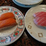 Tasuke Sushi Hon Ten - サーモン、マグロ