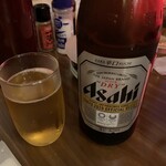 Tonchan Izakaya Yaki Bar Tick - アサヒスーパードライ(中瓶)、660円