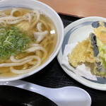 瓢月 - かけ天うどん