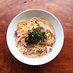 HAMAKAZE Cafe - イカと明太子のクリームパスタ