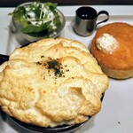 Hoshino Coffee Ten Utsunomiya Tsuruta Ten - 春のおすすめプレート1,350円(ドリンク付き)