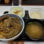 Yoshinoya Keisei Funabashi Ten - 牛丼、ねぎ山椒、とろろ