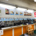 Asa Service Area (Kudari Sen) Snack Corner - 厨房です