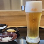 佐藤養助 正心庵 - ビールが微笑んでいます