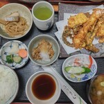 Saburoku - 天ぷら定食1100円 