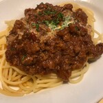 Trattoria M's - 粗挽き牛挽肉のデミグラスミートソース