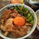 Shiretoko - 「熊定食」豚丼（寄り）