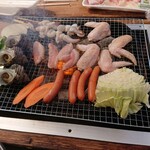 Toto Ichiba BBQ Corner - 火起こしもしてくれてます！便利～！