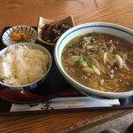 一楽そば処 - カレーうどん定食