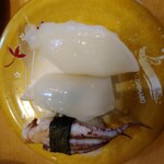 Kaiten Sushi Sushimaru Aoe Ten - イカ尽くし