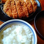 Katsu Hana Tei Isesaki Miyako Ten - リブロースかつランチ しじみ汁 1200円