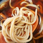 蕎麦CAFE 森の傍 - 麺のアップ。