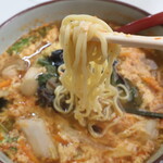 ごくうらーめん - 三郷ラーメン（大辛）※浅草開化楼の麺を使用