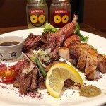 Torico meat Umeda Ten - 肉盛合わせ