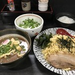 Hokkaido Ramen Haru - つけ麺＋ネギ＋半ライス