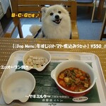 CARO FORESTA北軽井沢リーオ - 《 [Dog Menu]牛すじのトマト煮込みSｾｯﾄ》♨