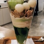 Nana's Green Tea Maruifamiri Mizonokuchiten - 抹茶白玉パフェ　¥940