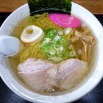 Ajidokoro Tomisato - 塩ラーメンのアップ