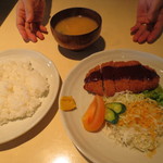 Restaurant Miyoshi - ミンチカツ定食 780円(税込)　(2012.10)