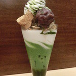 nana’s green tea Ion Oodaka Ten - 抹茶わらび餅ジェラートパフェ・880円